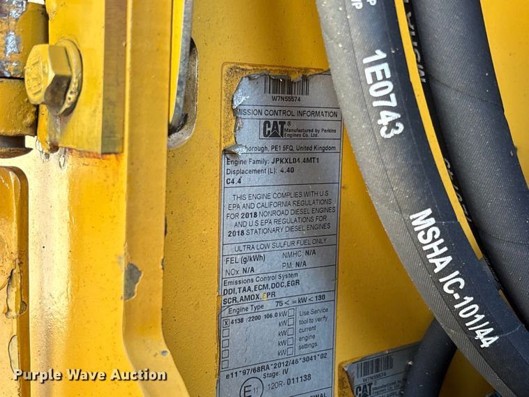image for item FC5745 2019 Caterpillar CB13 double drum vibratory roller