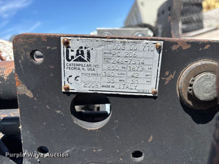 image for item FC5748 2008 Caterpillar PC206 skid steer cold planer