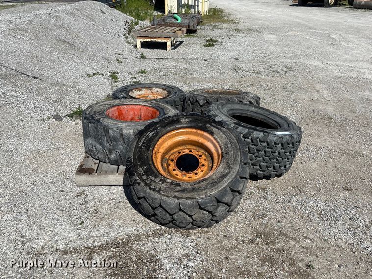 image for item FC5759 Skid steer wheels and tires