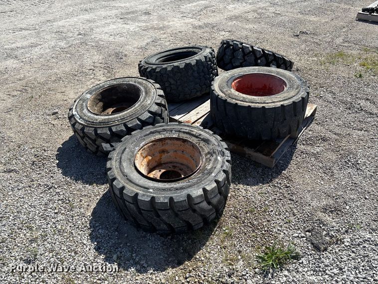 image for item FC5759 Skid steer wheels and tires