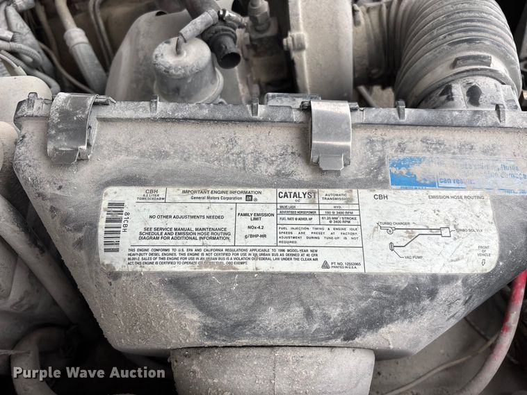 image for item FG0382 1996 Chevrolet C3500 bucket truck