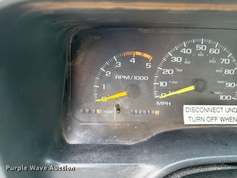 image for item FK0160 1998 Chevrolet C3500 utility / service truck