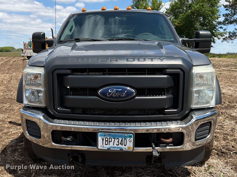 image for item FK0182 2012 Ford F450 Super Duty Crew Cab flatbed truck