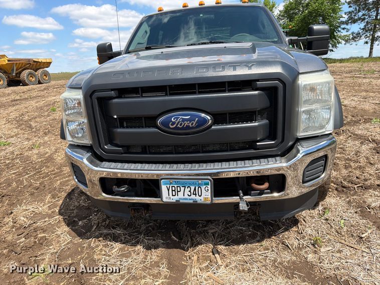 image for item FK0182 2012 Ford F450 Super Duty Crew Cab flatbed truck