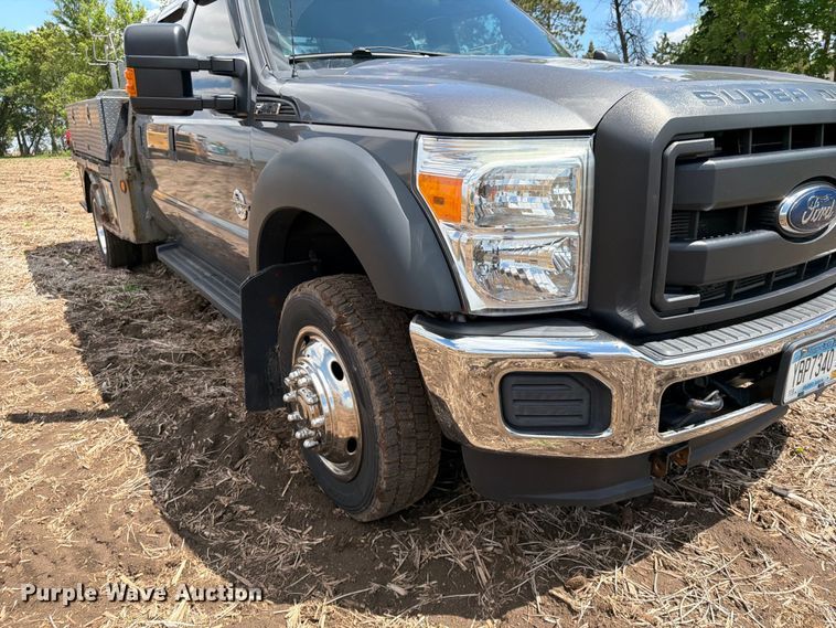 image for item FK0182 2012 Ford F450 Super Duty Crew Cab flatbed truck