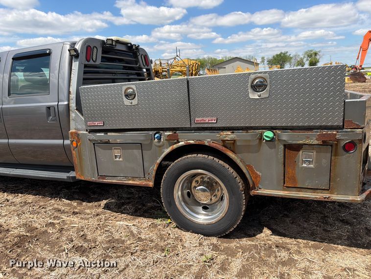 image for item FK0182 2012 Ford F450 Super Duty Crew Cab flatbed truck