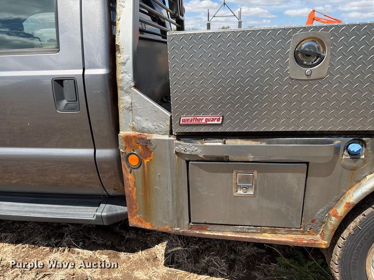 image for item FK0182 2012 Ford F450 Super Duty Crew Cab flatbed truck