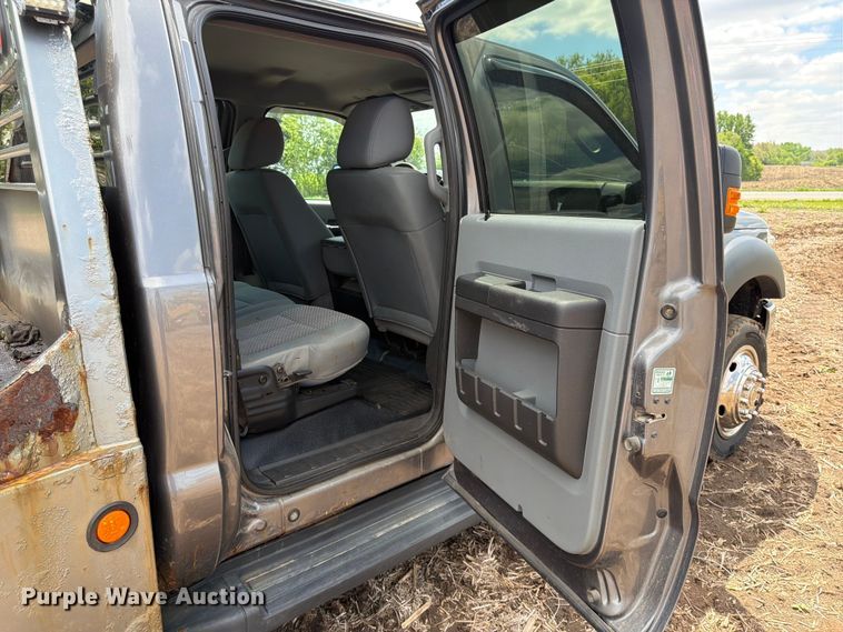 image for item FK0182 2012 Ford F450 Super Duty Crew Cab flatbed truck