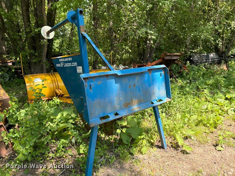 image for item FK0203 Burchland SFI36 skid steer silt fence plow