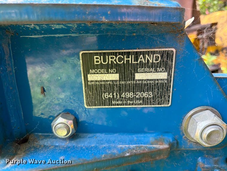 image for item FK0203 Burchland SFI36 skid steer silt fence plow
