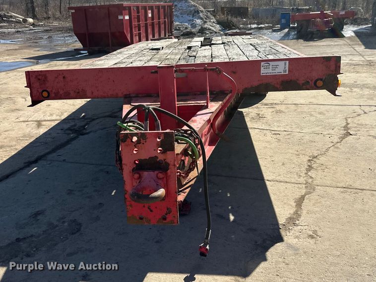 image for item FK1683 1997 Trail King Industries TK20 equipment trailer