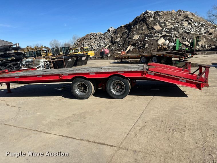 image for item FK1683 1997 Trail King Industries TK20 equipment trailer