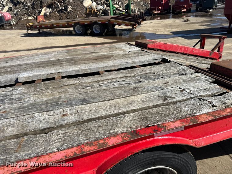 image for item FK1683 1997 Trail King Industries TK20 equipment trailer