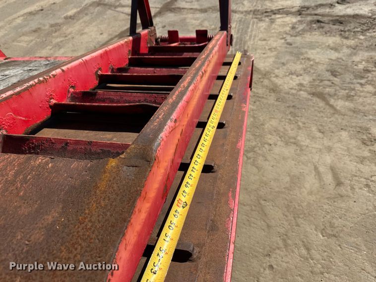 image for item FK1683 1997 Trail King Industries TK20 equipment trailer