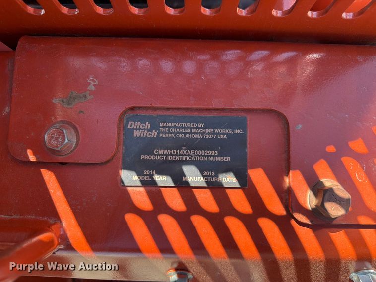 image for item FM7538 2014 Ditch Witch RT45 trencher