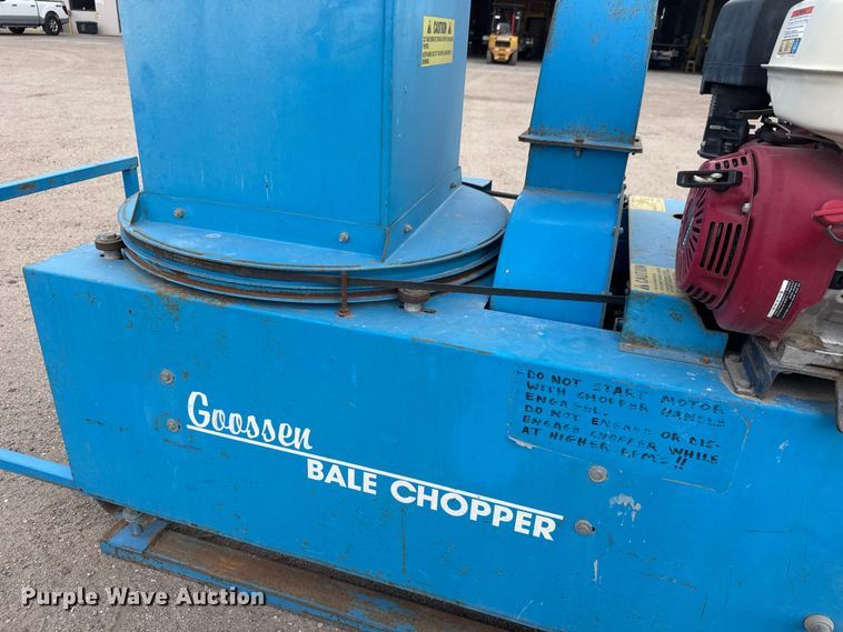 image for item NA9317 Goossen bale chopper