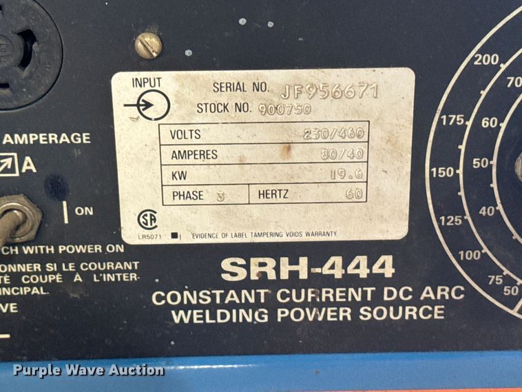image for item OE9577 Miller SRH-444 welder
