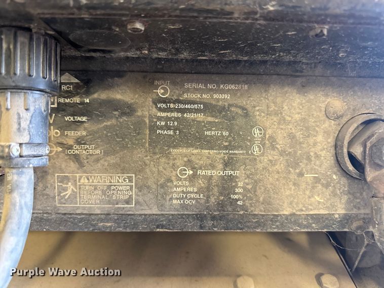 image for item OE9578 Miller DeltaWeld 302 welder