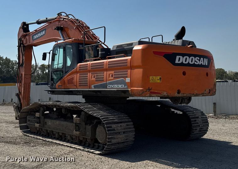 image for item YA1196 2019 Doosan DX530LC-5 excavator