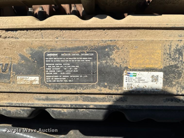 image for item YA1197 2020 Doosan DX350LC-5 excavator