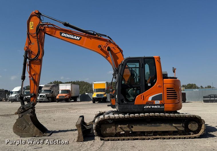 image for item YA1213 2021 Doosan DX140LCR-5 excavator