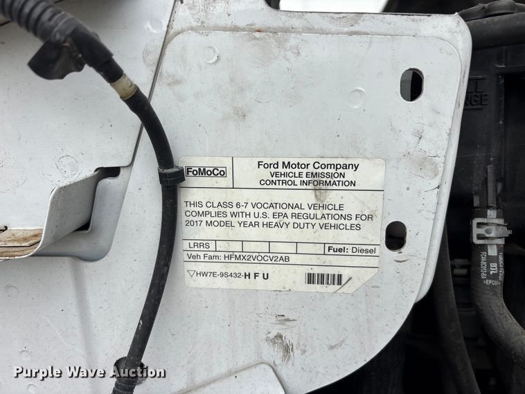 image for item YA2808 2017 Ford F750  forestry bucket truck