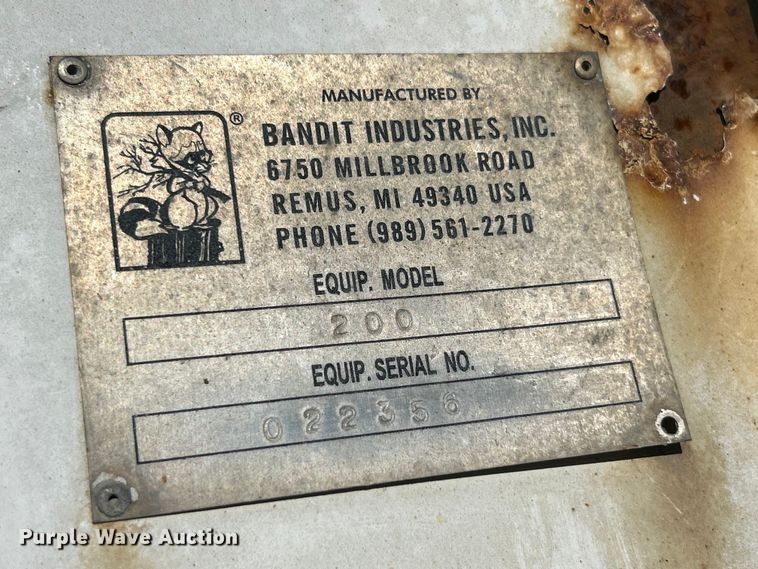 image for item YA2824 Bandit 200XP wood chipper