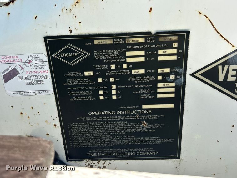 image for item YA2826 2014 SkyLift 53TD tracked boom lift