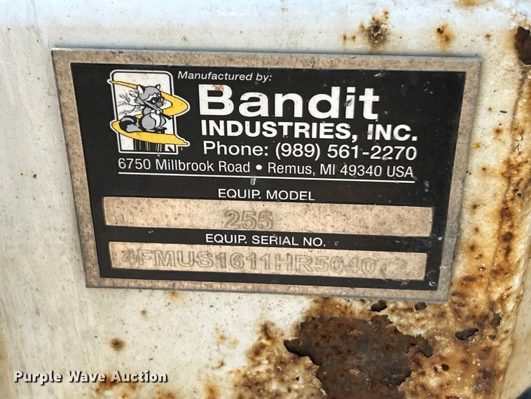 image for item YA2830 Bandit 255XD wood chipper