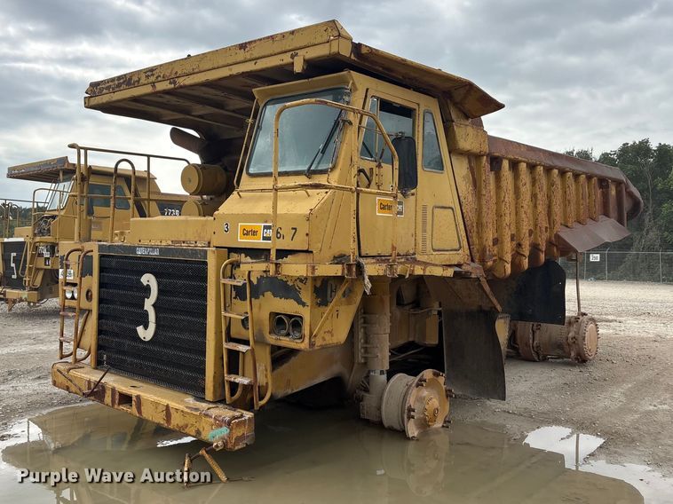 image for item YA3038 1980 Caterpillar 733B haul truck