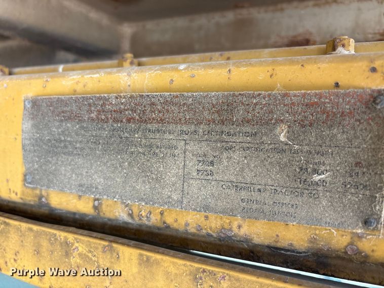 image for item YA3038 1980 Caterpillar 733B haul truck