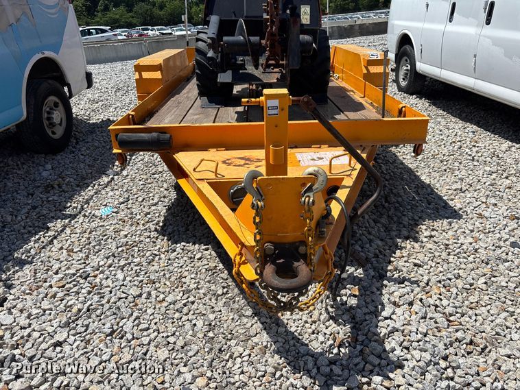 image for item YA3098 2020 Lucon 5T142BW-HDP equipment trailer with 2016 Ditch Witch 410SX trencher