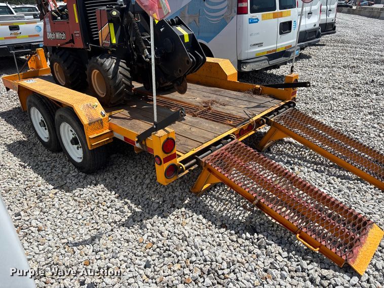 image for item YA3098 2020 Lucon 5T142BW-HDP equipment trailer with 2016 Ditch Witch 410SX trencher