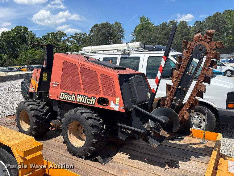 image for item YA3098 2020 Lucon 5T142BW-HDP equipment trailer with 2016 Ditch Witch 410SX trencher