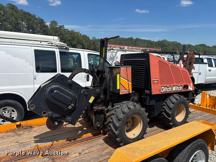 image for item YA3098 2020 Lucon 5T142BW-HDP equipment trailer with 2016 Ditch Witch 410SX trencher