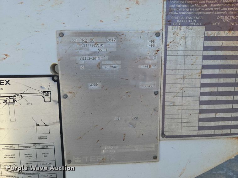 image for item YA3193 2017 Ford F750 forestry bucket truck