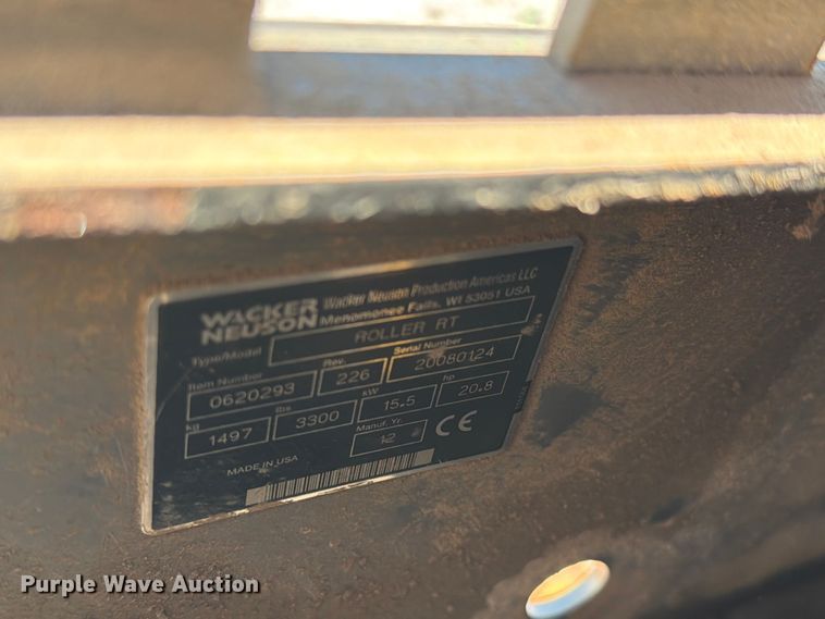 image for item YA3279 2012 Wacker Neuson RTSC2 trench compactor