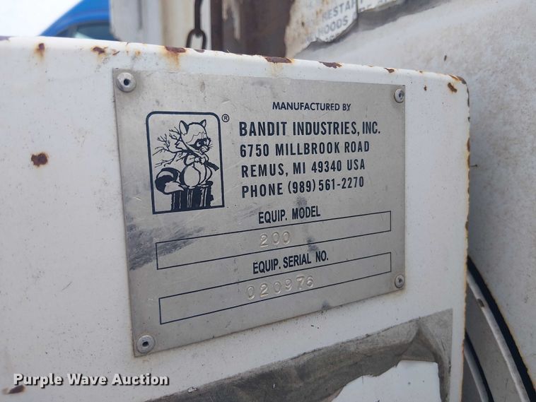 image for item YA3308 Bandit 200 wood chipper