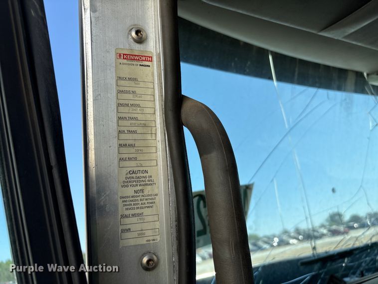 image for item YA3343 2008 Kenworth T660 dump truck