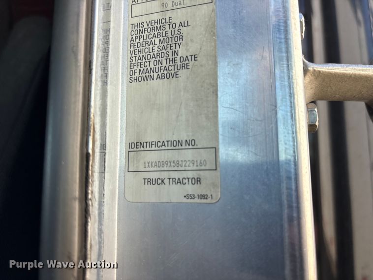 image for item YA3343 2008 Kenworth T660 dump truck