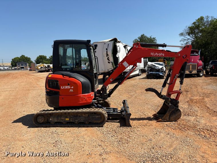 image for item YA3486 2024 Kubota U35-4 mini excavator