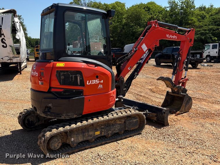 image for item YA3486 2024 Kubota U35-4 mini excavator