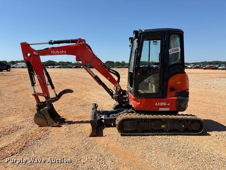 image for item YA3486 2024 Kubota U35-4 mini excavator