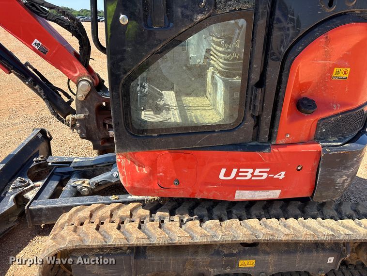 image for item YA3486 2024 Kubota U35-4 mini excavator