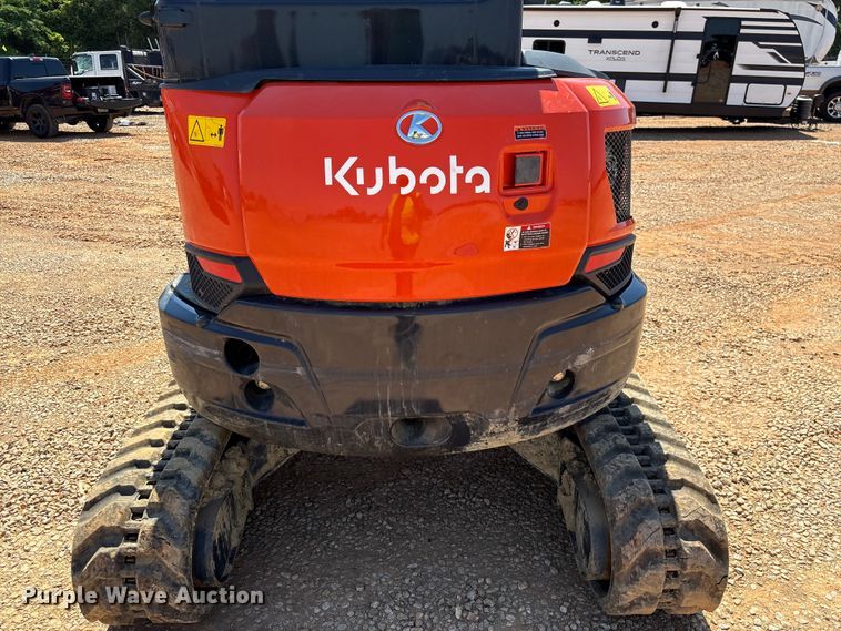 image for item YA3486 2024 Kubota U35-4 mini excavator
