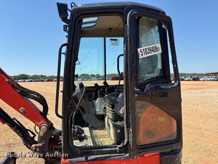 image for item YA3486 2024 Kubota U35-4 mini excavator