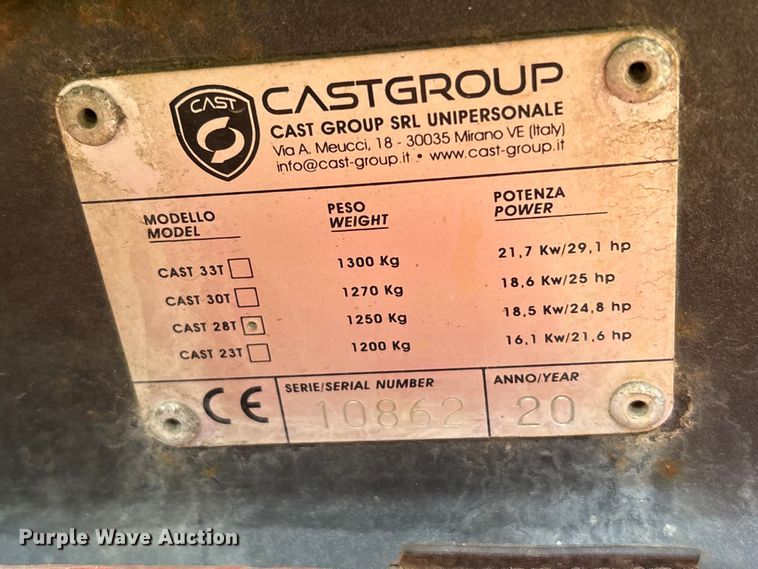 image for item YA3496 2020 Cast Loader 28T compact wheel loader