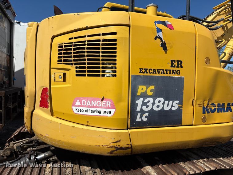 image for item YA3517 2014 Komatsu PC138US LC-10 excavator