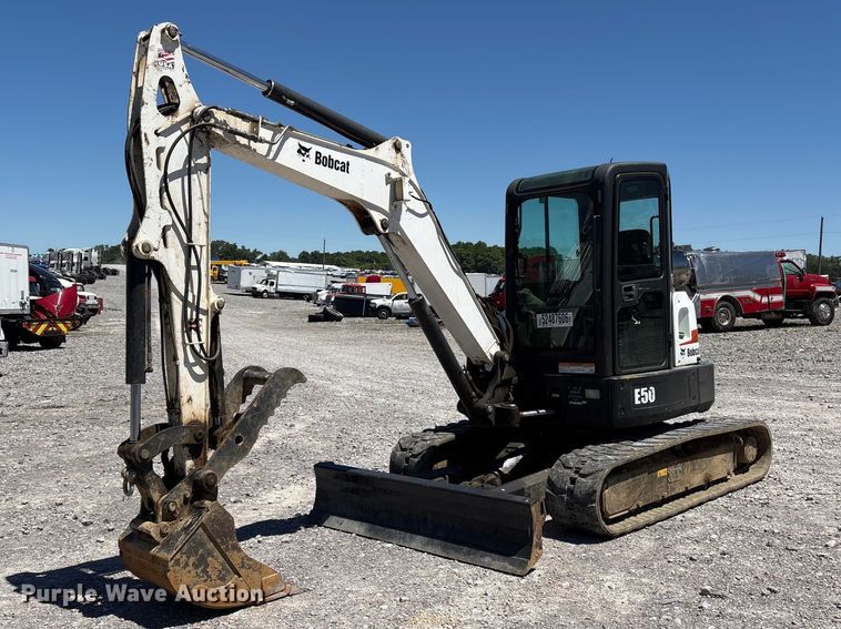 image for item YA3526 2018 Bobcat E50 mini excavator