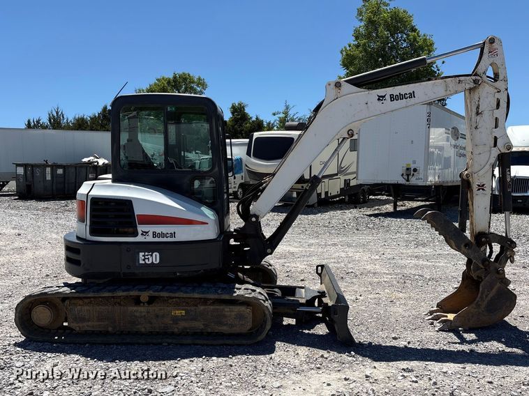image for item YA3526 2018 Bobcat E50 mini excavator
